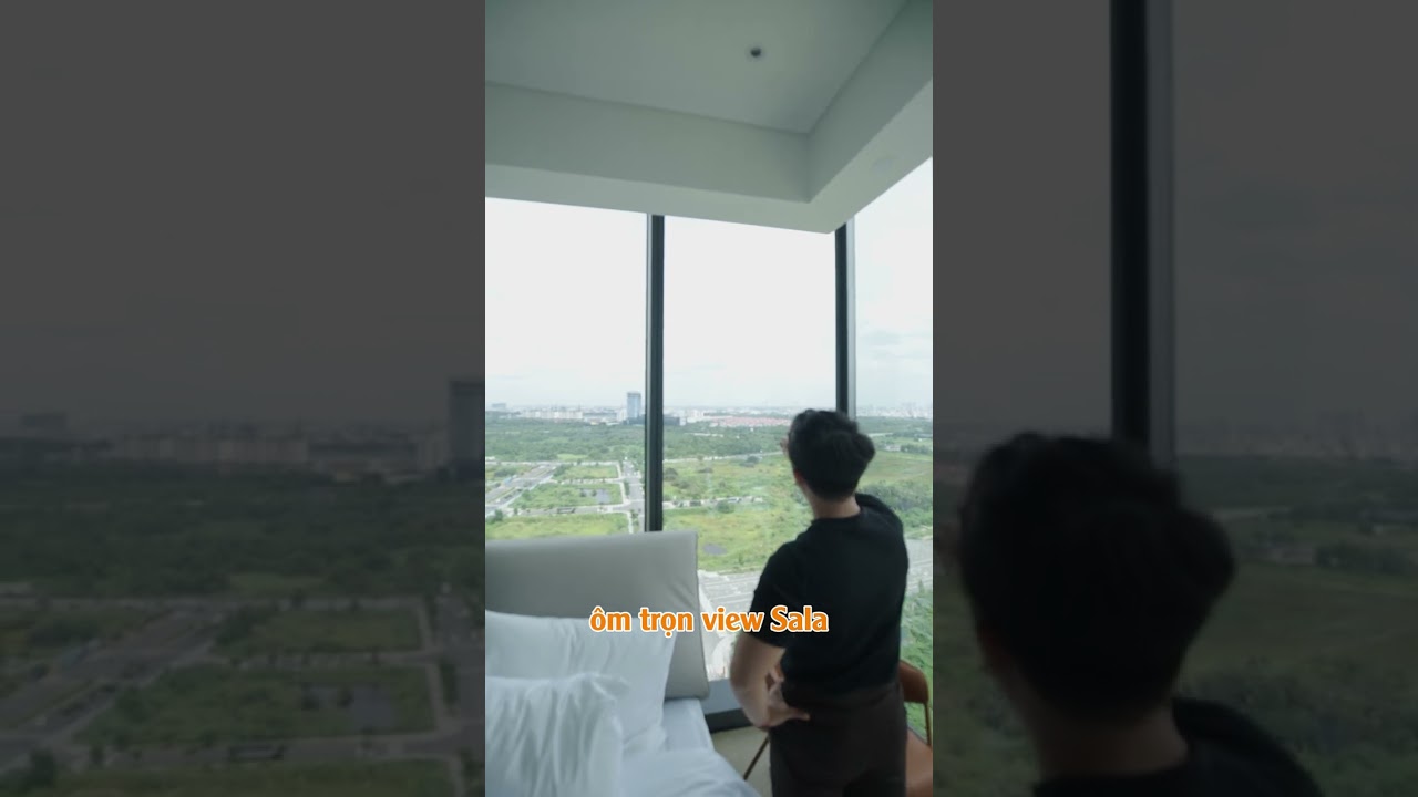 View phòng ngủ Master của căn hộ 20 tỷ tại The Opera Metropole Thủ Thiêm