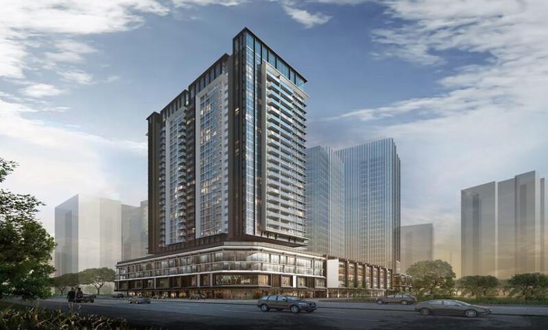 Tòa nhà căn hộ The Crest Metropole