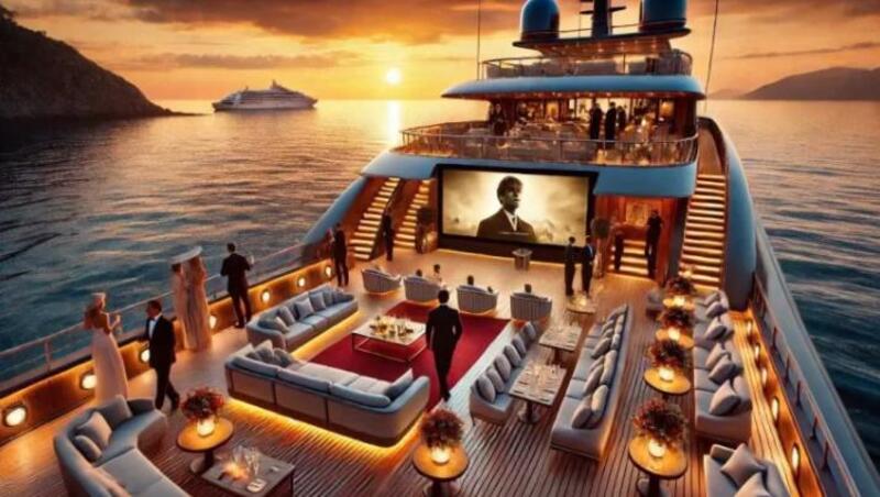 Ngoài ra còn có rạp phim ngoài trời; Cinema trên du thuyền