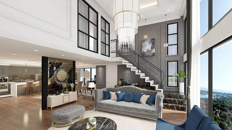 Căn hộ Duplex có thiết kế sang trọng và lấy ánh sáng tự nhiên