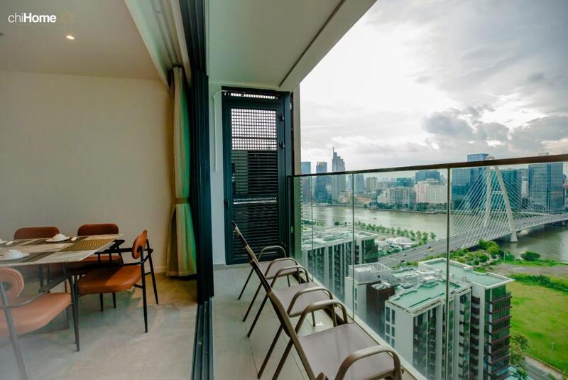 The Crest Residence sở hữu không gian thoáng đãng nhìn ra cầu Ba Son