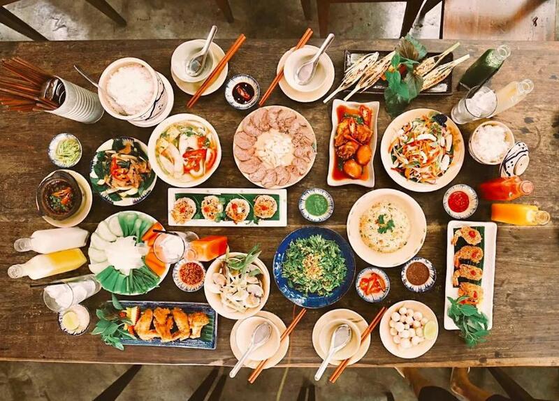 Nhà hàng Secret Garden đa dạng các món ăn Việt Nam