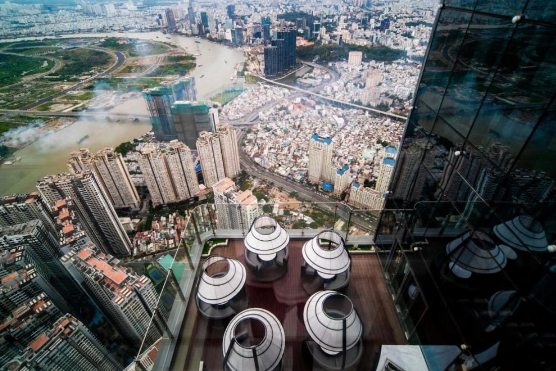 Tại Skyview bạn có thể ngắm nhìn toàn cảnh Sài Gòn tuyệt đẹp